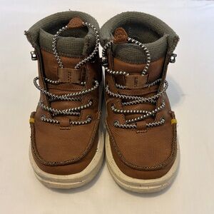 EUC Hey Dude slip on boots size 10 toddler boys